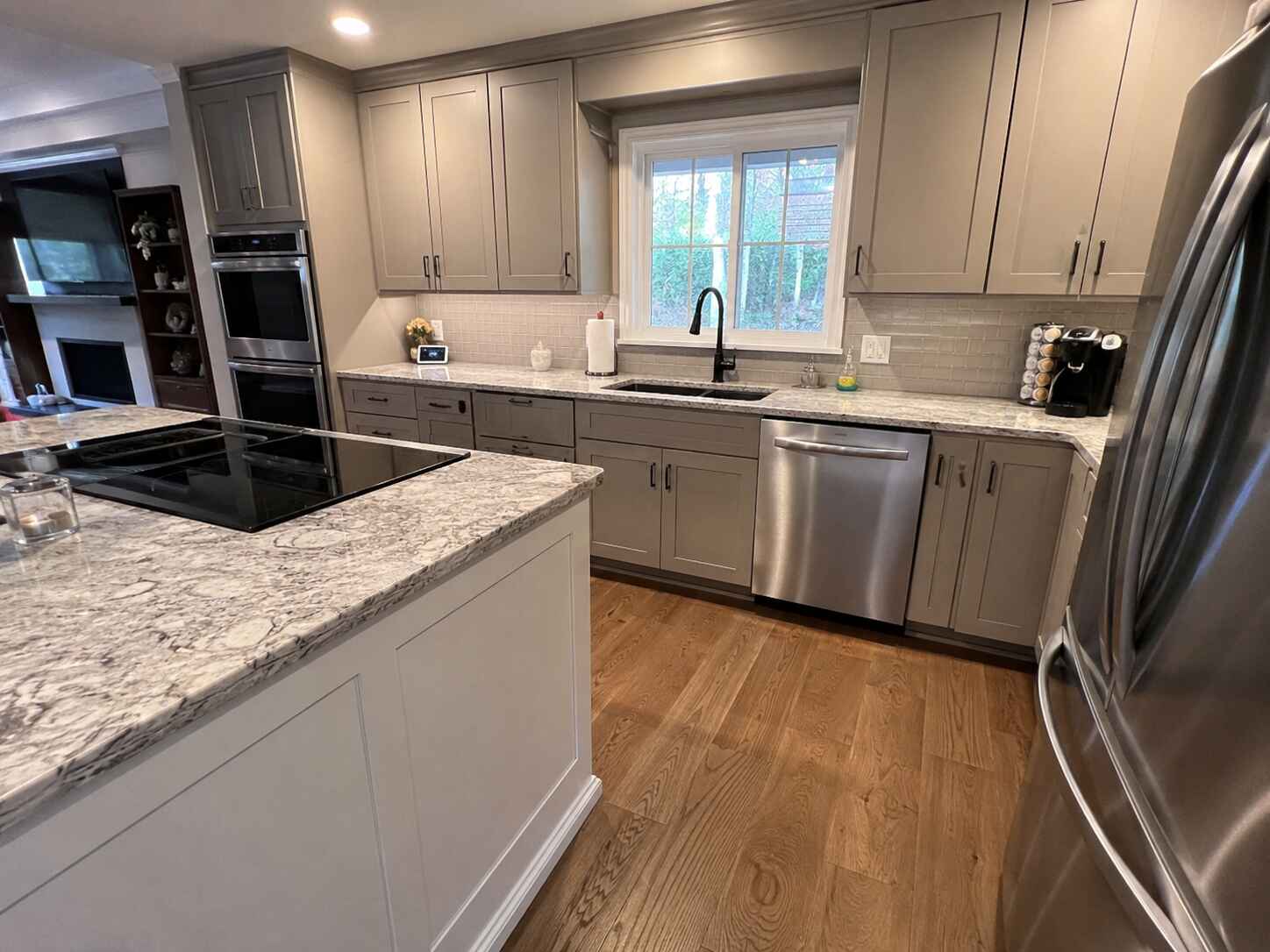 Sleek Cabinetry & Island Kitchen — remodeling gallery Tupelo MS Galvez