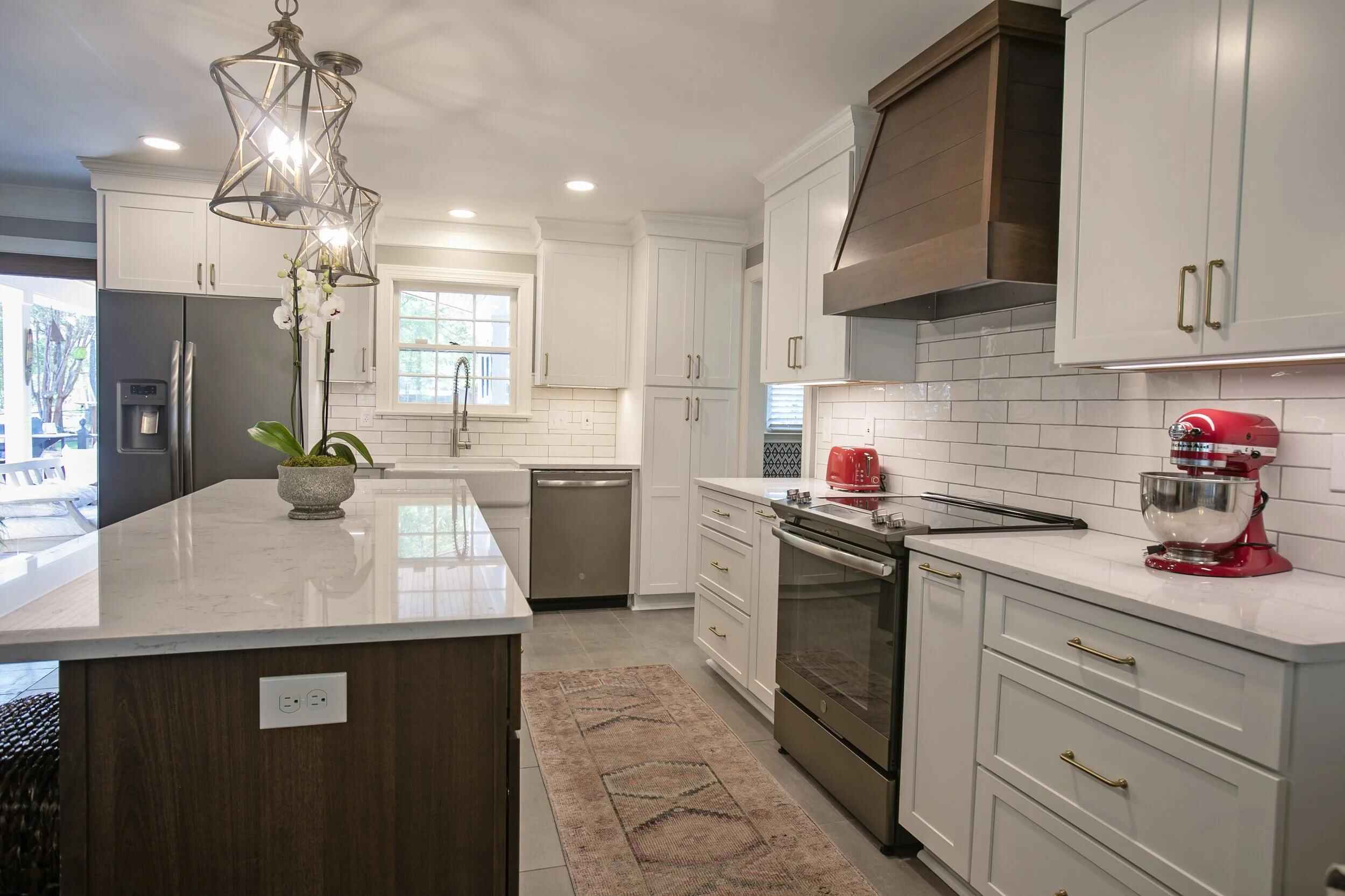 Modern kitchen remodel with sleek finishes
