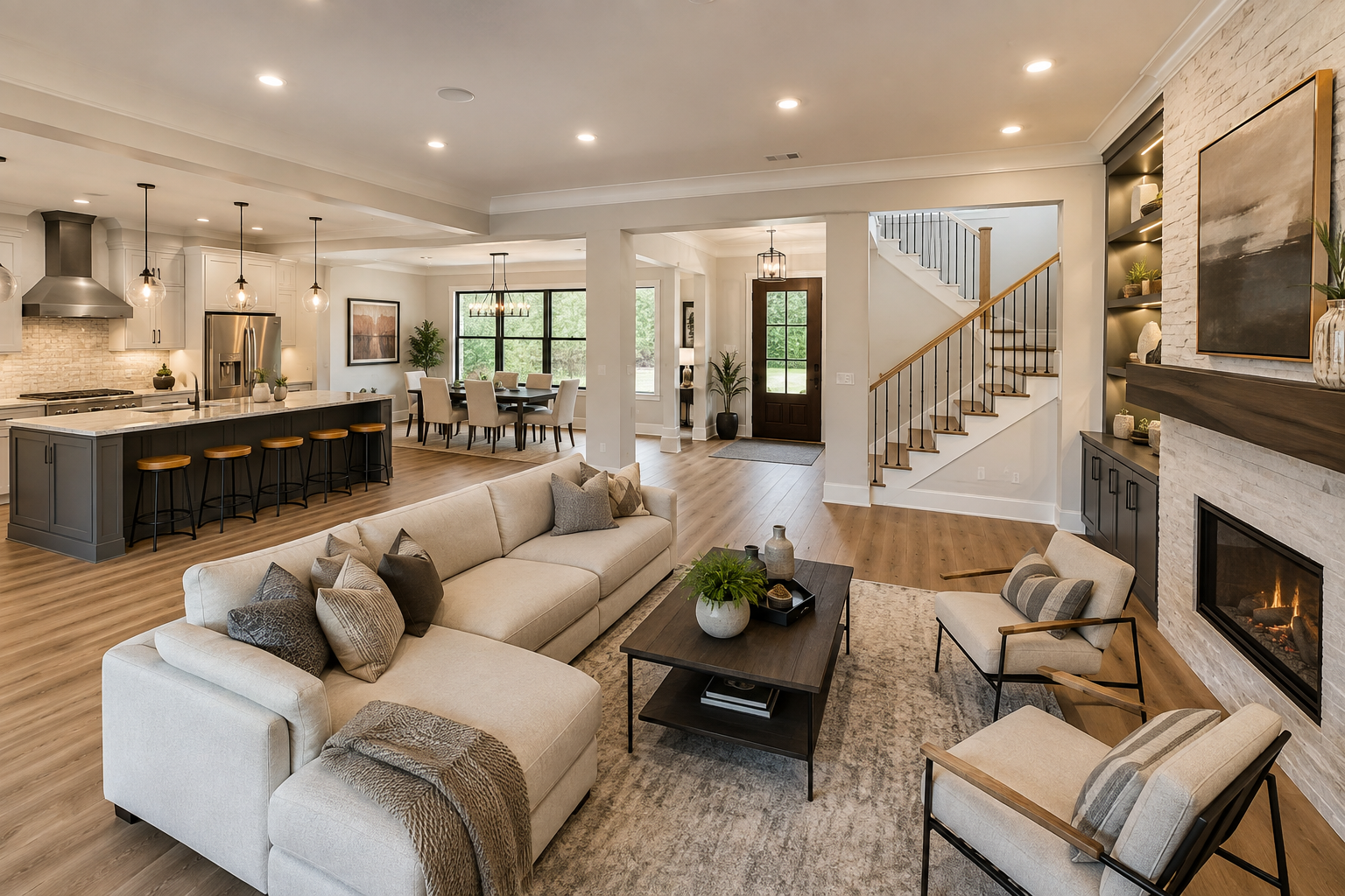 Remodeling contractor Tupelo MS project — complete home renovation by Galvez Construction